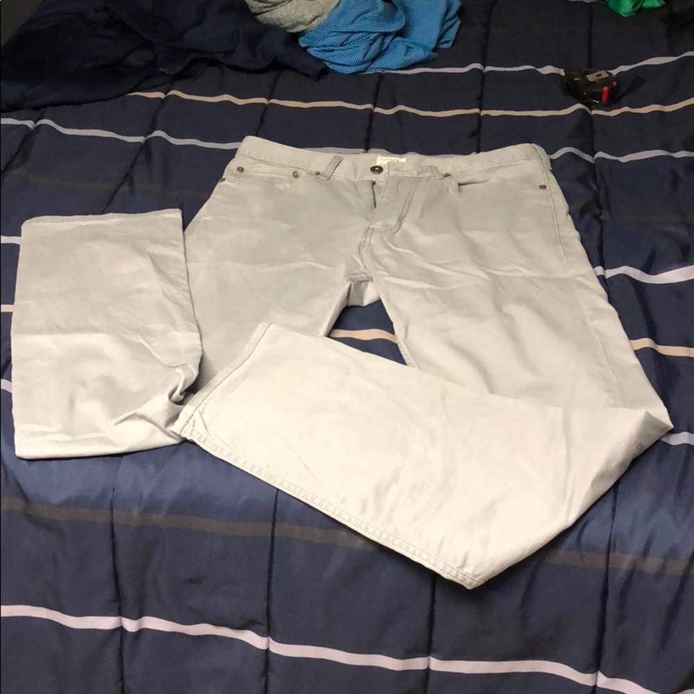 Dockers straight fit light gray pants 32 inseam